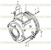 Корпус потока крутящего момента коробки передач Корпус потока крутящего момента коробки передач